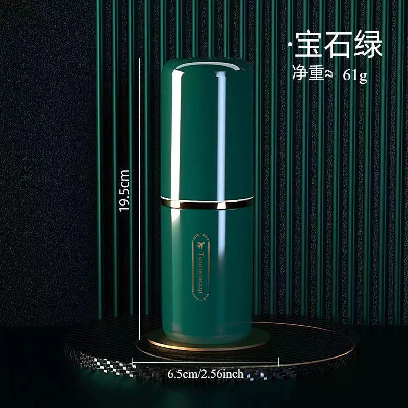 Portable Travel Toothbrush & Mouthwash Cup Set