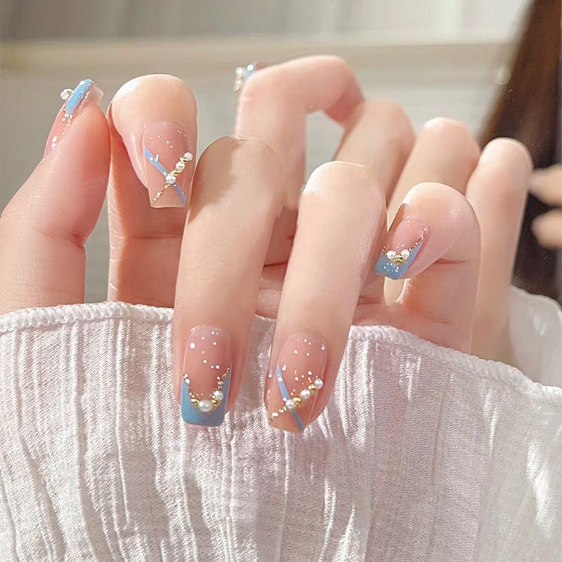 Pure White High-End Wearable Nail Set