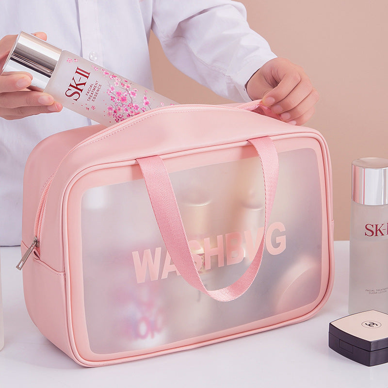 Transparent Waterproof Travel Cosmetic Toiletry Bag