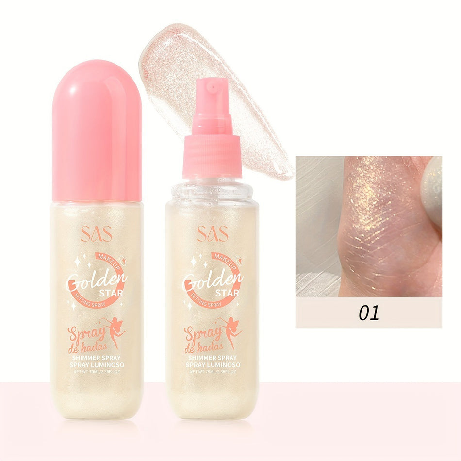 European & American Liquid Highlighter Spray – Waterproof & Long-Lasting