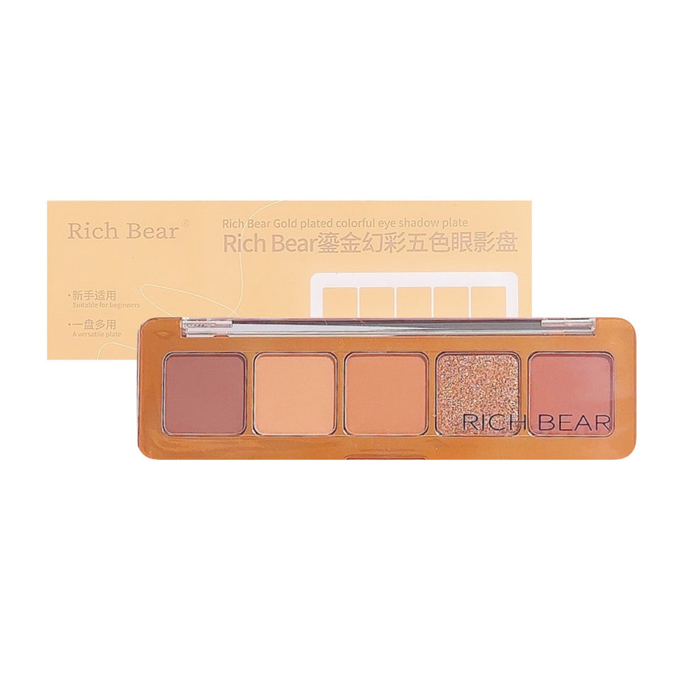 Rich Bear Five-Color Eyeshadow