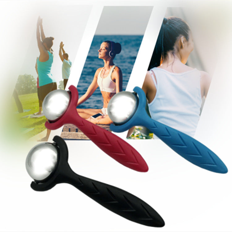 50-Handle Stainless Steel Massage Roller – Hot & Cold Face & Body Ball