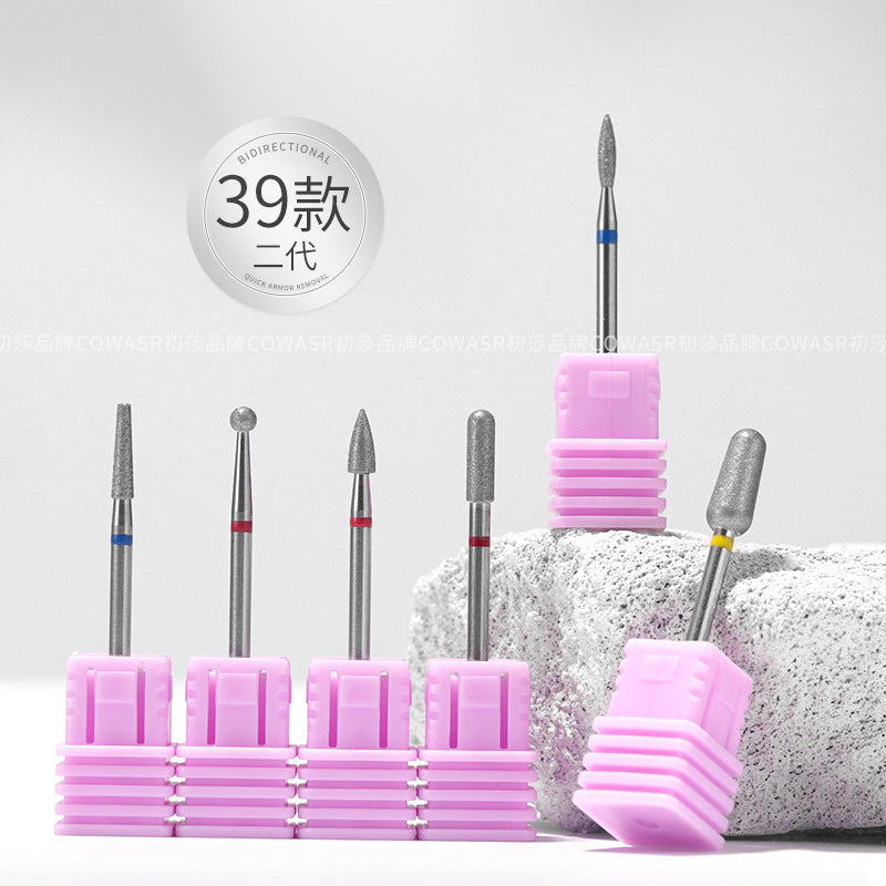 Diamond Tungsten Nail Grinding Head Tool Set