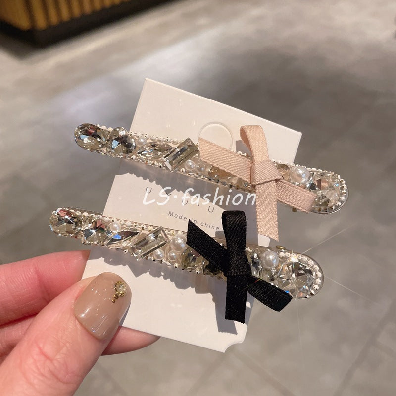 Advanced Crystal Bow Hairpin – Fashion Bangs & Side Clip
