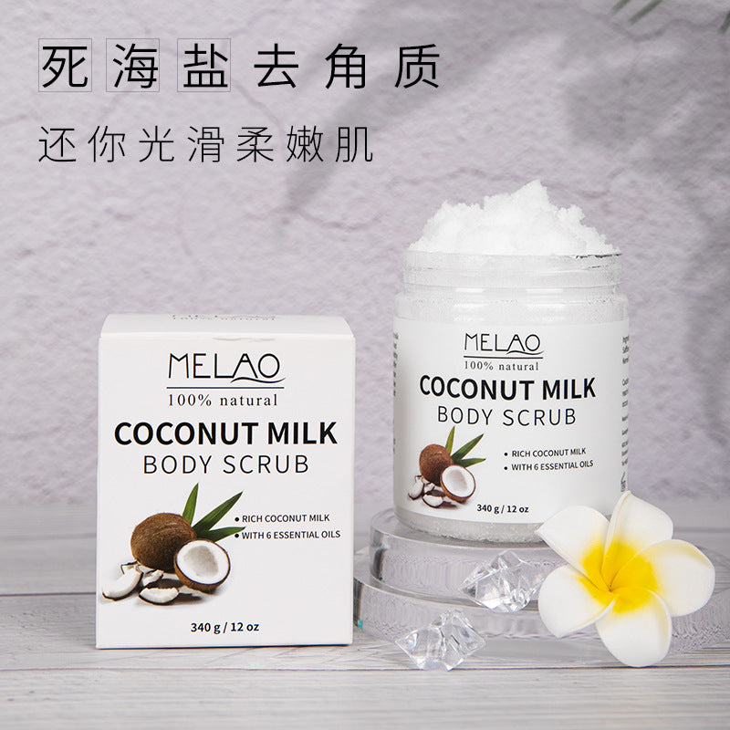 Coconut Milk Body Scrub Exfoliating Moisturizing Care