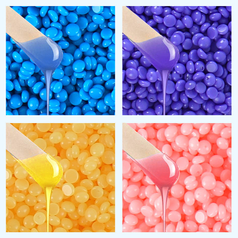 Beeswax Hair Removal Wax Beans – Gentle Paper-Free Hard Wax