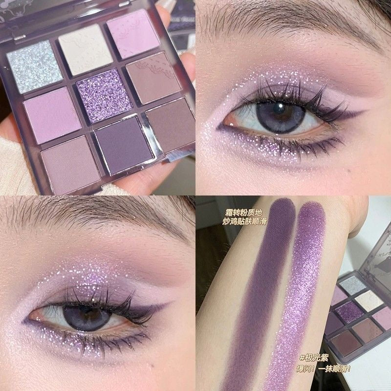 Dream Girl 9-Color Eyeshadow Palette – Smoky Purple